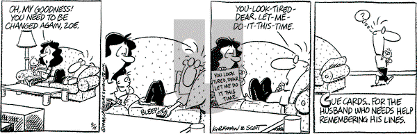 Baby Blues on Monday June 18, 1990 Comic Strip