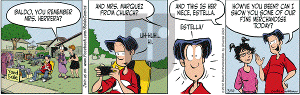 Baldo on Wednesday March 14, 2012 Comic Strip