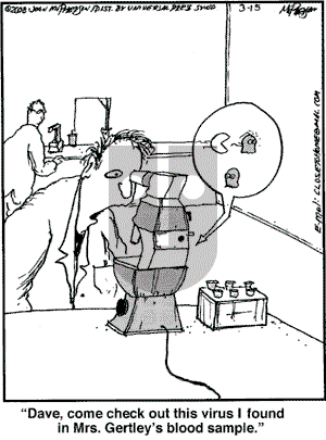 Close to Home on Saturday March 15, 2008 Comic Strip