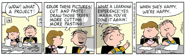 Peanuts on Thursday January 8, 1998 Comic Strip