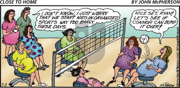 Close to Home on Sunday July 3, 2016 Comic Strip