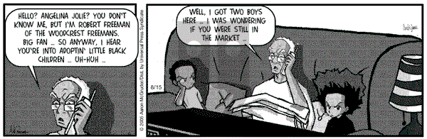 The Boondocks on Monday March 18, 2013 Comic Strip