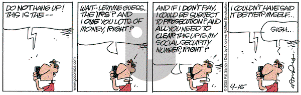 Next Door Neighbors on Tuesday April 15, 2025 Comic Strip