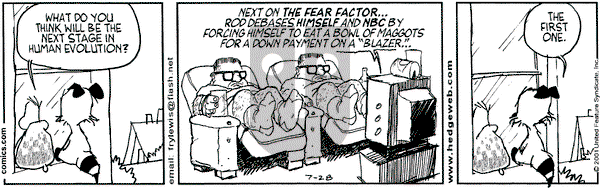 Over the Hedge on Saturday July 28, 2001 Comic Strip