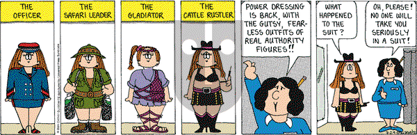 Cathy Classics on Thursday March 29, 2001 Comic Strip