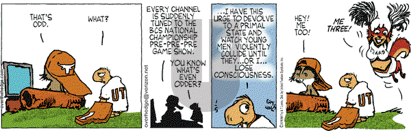 Over the Hedge on Tuesday January 5, 2010 Comic Strip
