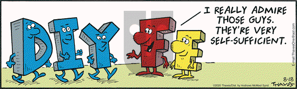 Frank and Ernest on Tuesday August 18, 2020 Comic Strip