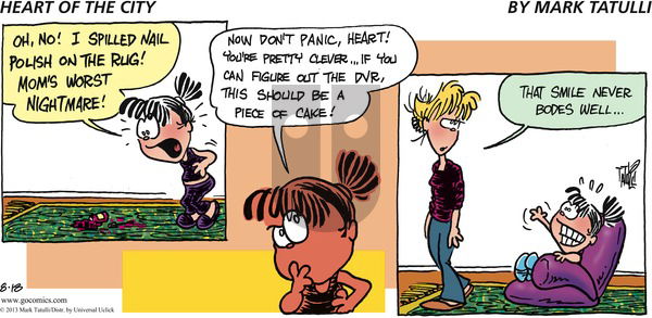 Heart of the City on Sunday August 18, 2013 Comic Strip