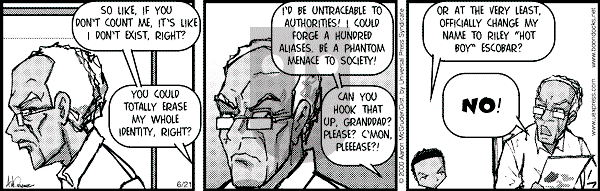 The Boondocks on Wednesday January 23, 2008 Comic Strip