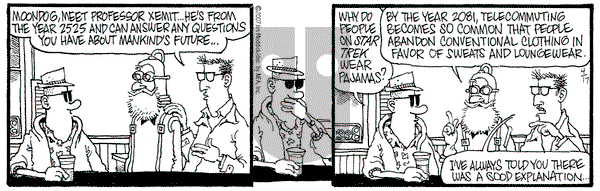 Monty on Tuesday April 17, 2007 Comic Strip