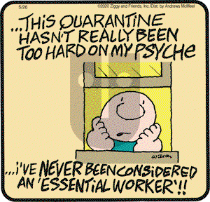 Ziggy on Tuesday May 26, 2020 Comic Strip
