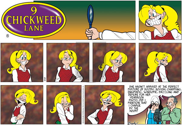 9 Chickweed Lane - Sunday December 8, 2002 Comic Strip
