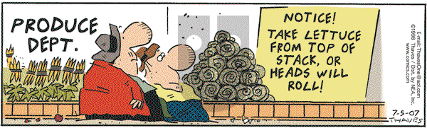 Frank and Ernest on Thursday July 5, 2007 Comic Strip