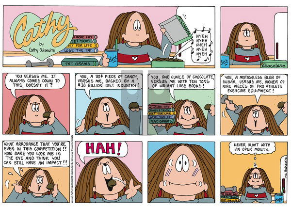 Cathy Classics on Sunday January 12, 1997 Comic Strip