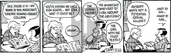 Betty on Thursday September 18, 1997 Comic Strip