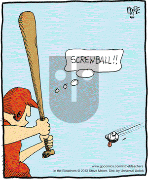 In the Bleachers on Friday June 14, 2013 Comic Strip