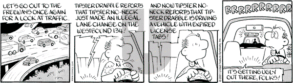 Drabble on Thursday May 3, 2001 Comic Strip