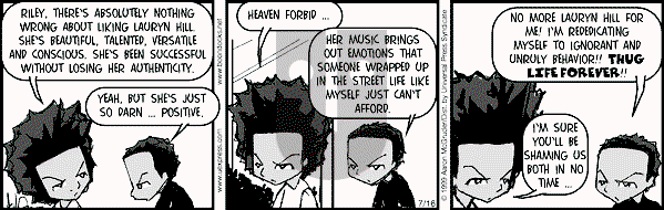The Boondocks - Friday July 16, 1999 Comic Strip
