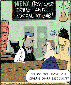 Brevity on Tuesday January 9, 2018 Comic Strip