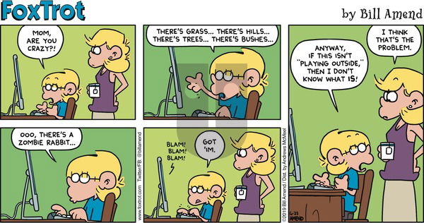 FoxTrot on Sunday June 23, 2019 Comic Strip