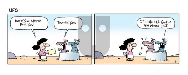 UFO on Tuesday March 11, 2025 Comic Strip