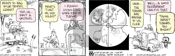 Non Sequitur - Friday July 25, 2008 Comic Strip