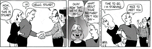 Luann on Friday June 8, 2001 Comic Strip