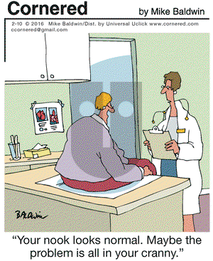 Cornered on Wednesday February 10, 2016 Comic Strip