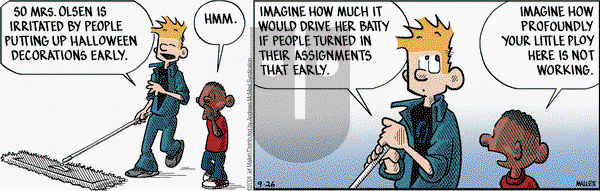 Frazz - Thursday September 26, 2024 Comic Strip