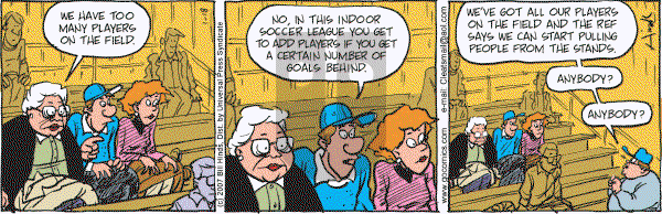 Cleats - Thursday January 18, 2007 Comic Strip