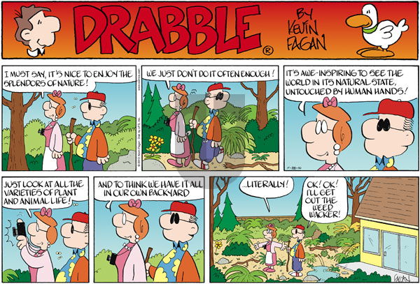 Drabble on Sunday November 28, 2010 Comic Strip