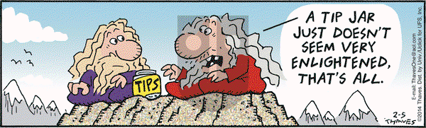 Frank and Ernest on Wednesday February 5, 2014 Comic Strip