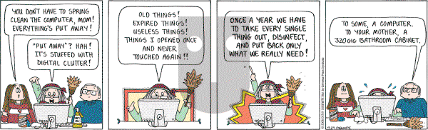 Cathy Classics - Tuesday April 29, 2008 Comic Strip