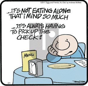 Ziggy - Wednesday February 1, 2017 Comic Strip