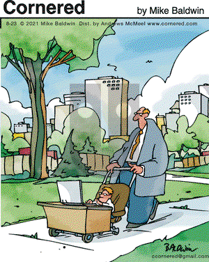 Cornered on Monday August 23, 2021 Comic Strip