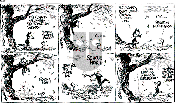 Pat Oliphant - Thursday October 20, 1994 Comic Strip