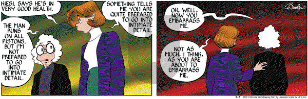 9 Chickweed Lane on Monday April 9, 2012 Comic Strip