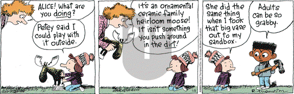 Cul de Sac on Wednesday January 9, 2019 Comic Strip