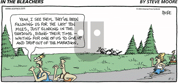 In the Bleachers - Sunday May 1, 2005 Comic Strip