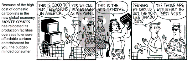 Monty on Thursday January 8, 2004 Comic Strip