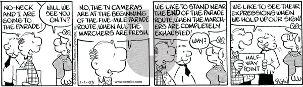 Drabble on Wednesday January 1, 2003 Comic Strip
