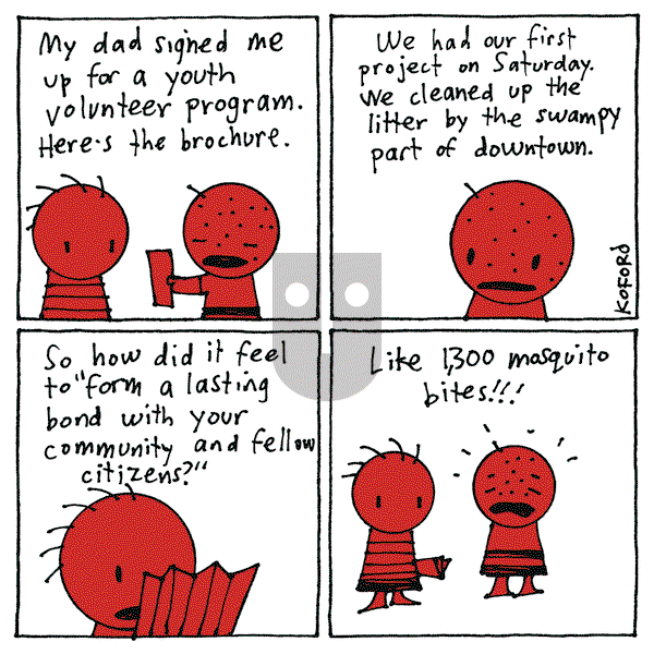 Haircut Practice on Monday May 20, 2024 Comic Strip