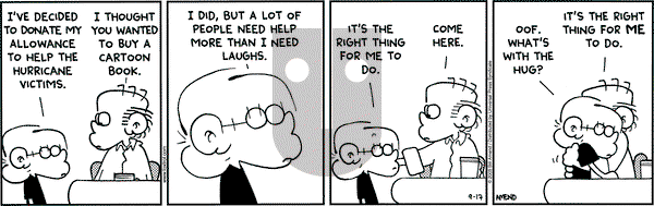 FoxTrot on Saturday September 17, 2005 Comic Strip