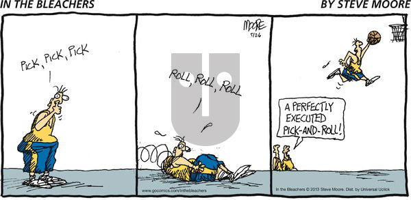 In the Bleachers on Sunday May 26, 2013 Comic Strip