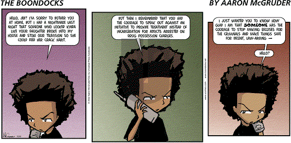 The Boondocks on Sunday May 9, 2010 Comic Strip