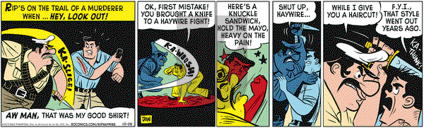 Rip Haywire on Monday October 26, 2015 Comic Strip