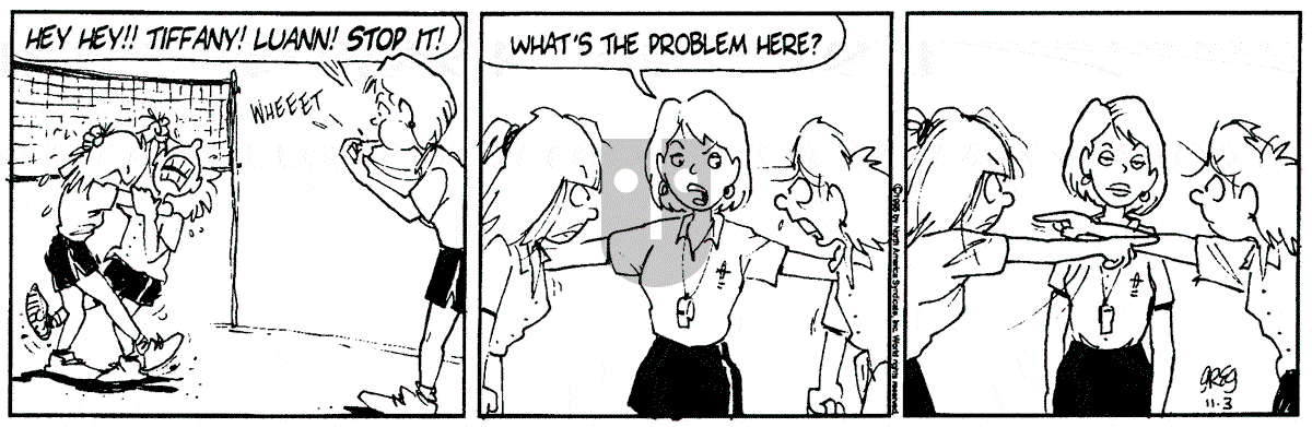 Luann - Friday November 3, 1995 Comic Strip