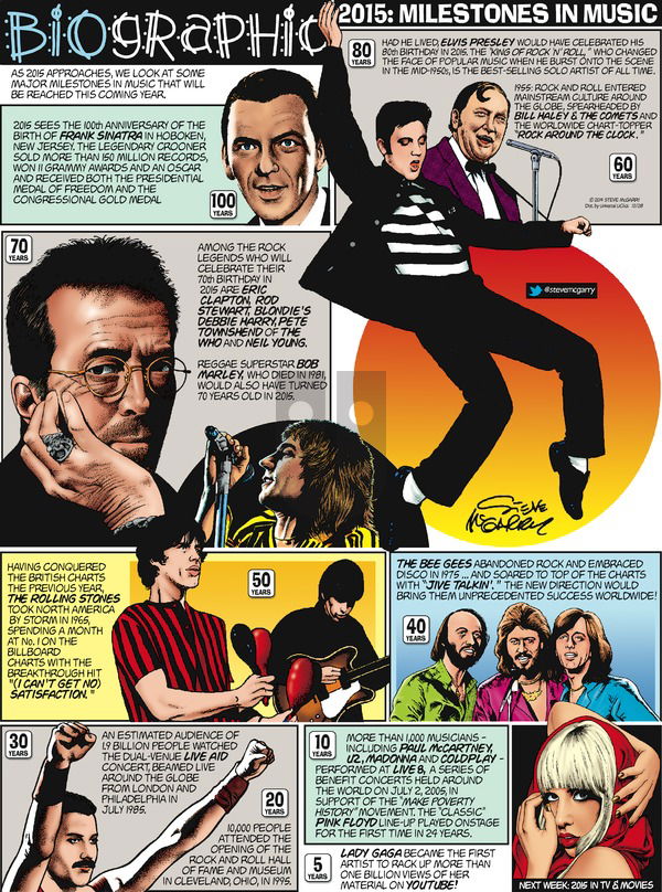 Biographic - Sunday December 28, 2014 Comic Strip
