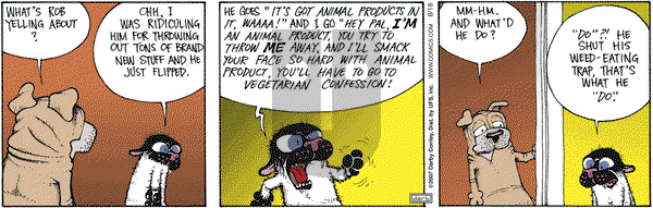 Get Fuzzy on Saturday August 18, 2007 Comic Strip