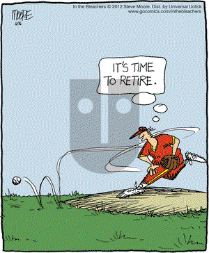 In the Bleachers on Saturday June 16, 2012 Comic Strip